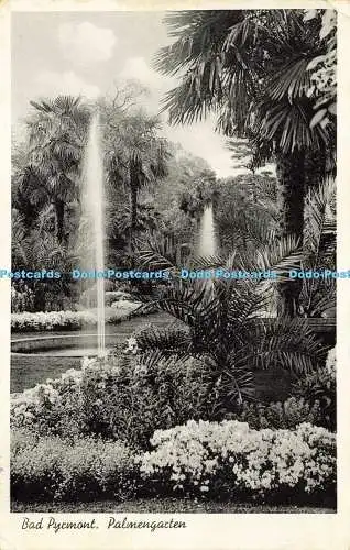 R619898 Bad Pyrmont Palmengarten Schönster Kurpark Deutschlands Verlagsanstalt H