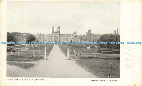 R617885 Stoneyhurst College Hood T Counsell Rishton 1903