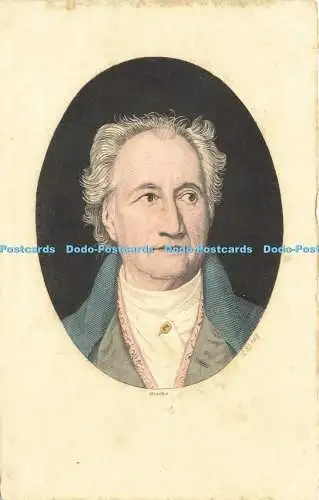 R619916 Goethe Portrait C St 103 Serie 26 Stahlstich Portrait Galerie