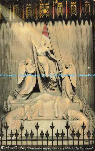 R615410 Windsor Castle St Georges Chapel Princess Charlotte Cenotaph Friths Seri