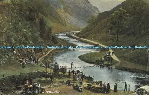 R622368 Trittsteine Dovedale W Shaw Burslem
