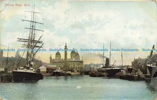 R622370 Princes Dock Hull W H S und S Humber Serie Rumpf 1908