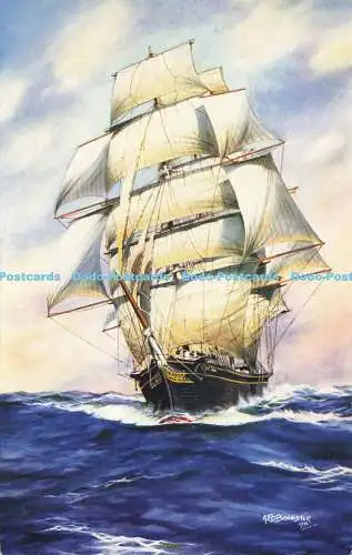 R619965 A F D Bannister 1931 Segelschiff Cutty Sark Salmon