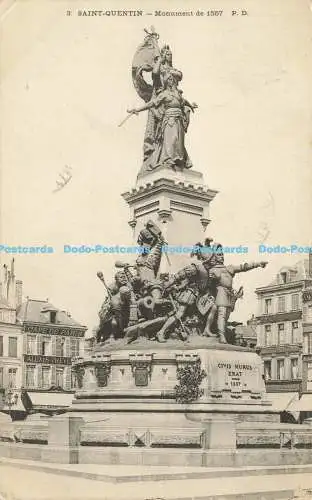 R615450 3 Saint Quentin Monument de 1557 P D 1904