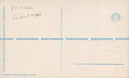 R619978 N P G Paul Aichele Friedenau Verlorenes Paradies 721 Verlag der Neuen Ph