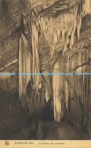 R615509 Nels Grottes de Han Le Portique des Draperies S A des Grottes de Han sur