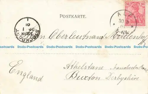 R615595 Gruss v d Mosel Carl v d Boogaart No 1398 Marienburg b Bullay a d Mosel