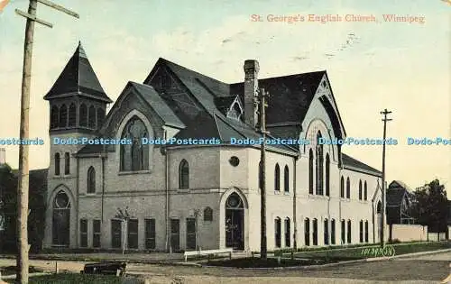 R615604 101393 St Georges English Church Winnipeg Valentines 1907