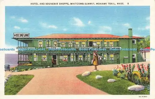 R622543 Hotel and Souvenir Shoppe Whitcomb Summit Mohawk Trail Mass 8 C T Art Co