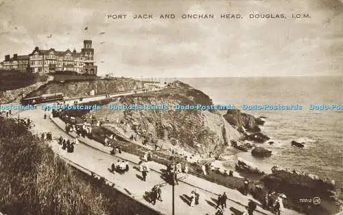 R618098 70012 Port Jack and Onchan Head Douglas I O M Valentines Carbotone Serie