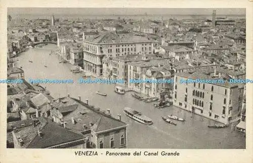 R622552 Venezia Panorama del Canal Grande A Scrocchi Milano