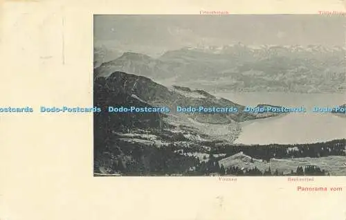 R615631 Urirothstock Vitznau Beckenried Panorama 1907