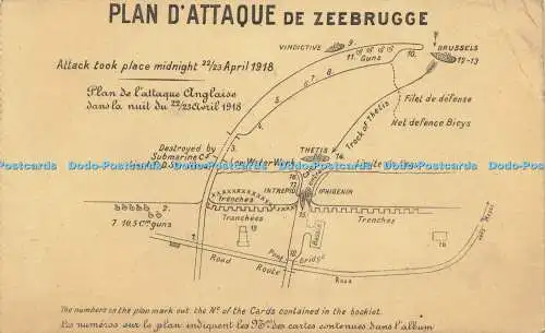 R618141 Plan dAttaque de Zeebrugge J Revyn Nels Bruxelles