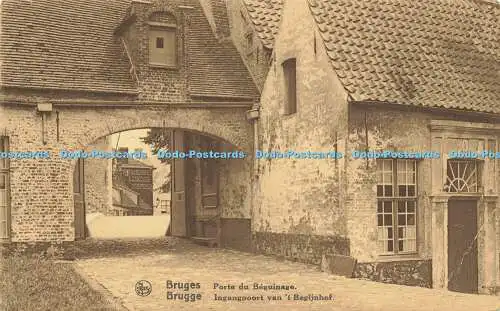 R618151 Nels Brügge Porte du Beginenhof Brugge Ingangpoort van t Begijnhof Ern Th