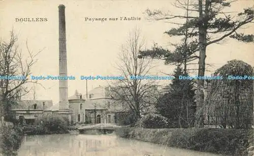 R618167 Doullens Paysage sur lAuthie A Thiriat 1918