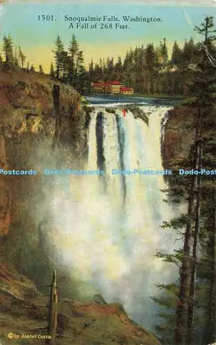 R620209 1501 Snoqualmie Falls Washington Asahel Curtis J L Robbins C T American