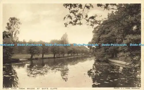 R618204 River Avon von Bridge at Guys Cliffe J J Ward Coventry Sonderfoto Ar