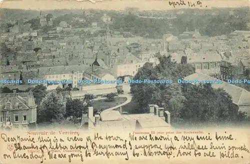 R615735 Souvenir de Verviers Panorama III Vue prise des Boulevards F E D Fyfried