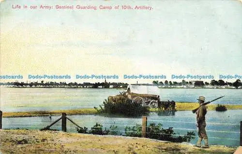 R615739 Leben in unserem Army Sentinel Guarding Camp of 10th Artillery M Ettlinger U