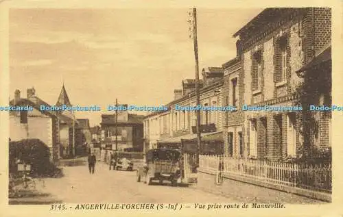 R618235 3145 Angerville lOrcher S Inf Vue prise route de Manneville E Mellet Har