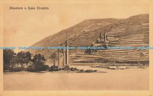 R615808 Mauseturm u Ruine Ehrenfels M Brehm Inh Jac Odenthal