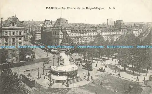 R618286 Paris La Place de la Republique L D Imp A Faucheux Chelles