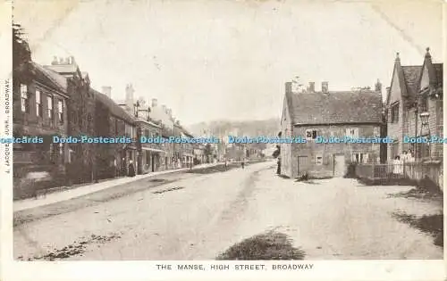 R618290 Manse High Street Broadway J Jacques 1905