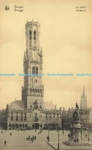 R620334 Nels Brügge Brügge Le Beffroi Halletoren Ern Thill Bruxelles Serie 12 Nr