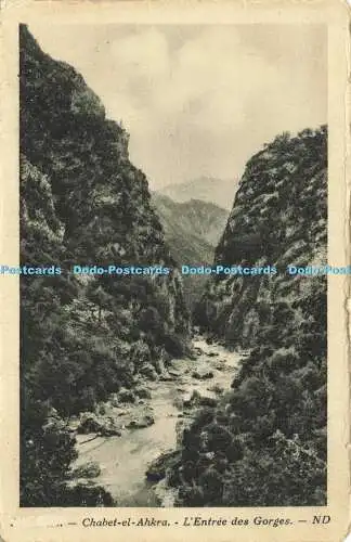 R620340 Chabet el Ahkra LEntree des Gorges ND Levy et Neurdein Reunis