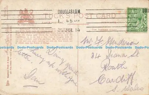 R615857 Douglas I O M Tuck gerahmte Gemme Glosso Postkarte 3797 1914