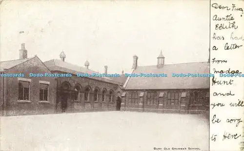 R615867 Bury Old Gymnasium B T Local Views Series 1903