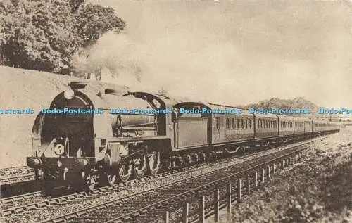 R615869 S R unten West of England Express in der Nähe von Hook gezogen von King Arthur Class 7