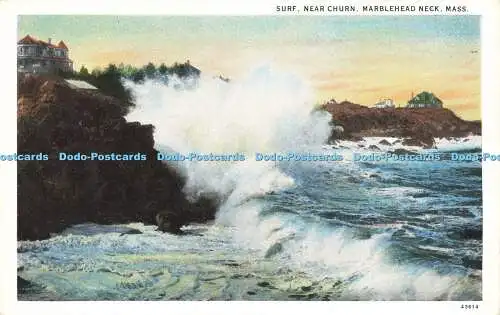 R618381 Surf Near Churn Marblehead Neck Mass 43614 John T Adams C T American Art