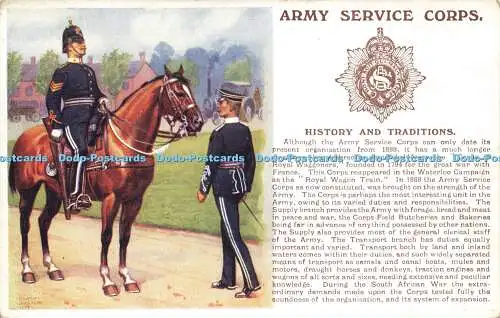 R618388 Army Service Corps Ernest Ibbetson 1909 History and Traditions Gale and