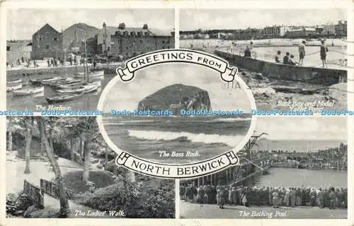 R622837 Grüße aus North Berwick Best of All Serie J B weiß 1949 Multi Vie