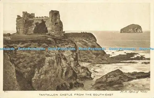 R622838 T I Tantallon Castle from South East H M Office of Works John Swain