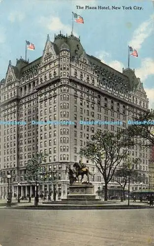 R620462 Plaza Hotel New York City H F American Art Publishing H Finkelstein 1914