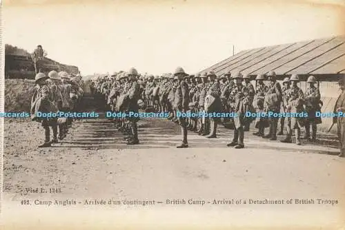 R618456 Schraubstock L 1243 492 Camp Anglais Ankunft Dun Kontingent British Camp Ankunft