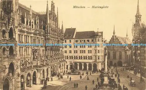 R622901 München Marienplatz Ottmar Zieher 1922 A Br Nr 1083