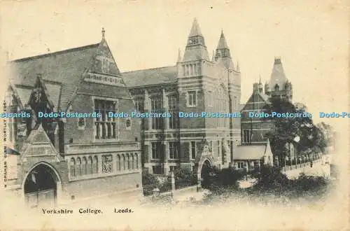 R615997 Yorkshire College Leeds H Graham Glen 1903