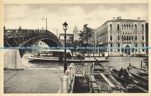 R618478 Venezia Academy Bridge 1938 Cecami Fotogravure Cesare Capello