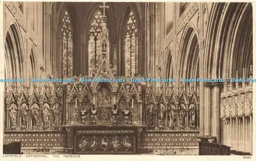 R616004 Lichfield Cathedral Reredos 36280 Photochrom