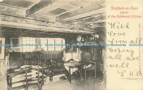 R618498 Stratford on Avon Interior on Ann Hathaways Cottage Stengel 19181 1905