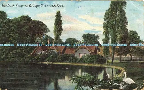 R618500 Duck Keepers Cottage St Jamess Park B B London 1906