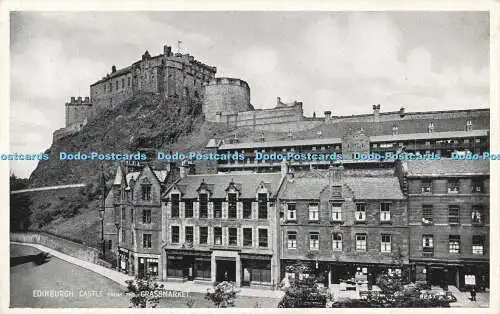 R616037 Edinburgh Castle von Grassmarket 9247 Best of All Serie J B weiß