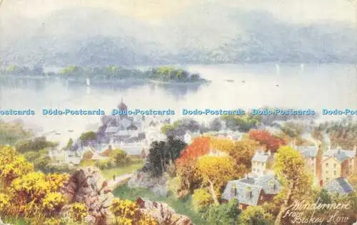 R622946 Windermere from Biskey How Picturesque English Lakes H B Wimbush Tuck Oi