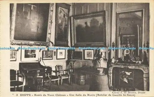 R622952 3 Dieppe Musee du Vieux Chateau Une Salle du Musee Mobilier de Camille S