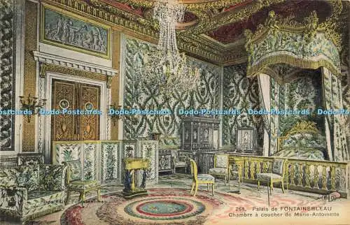 R618534 268 Palais de Fontainebleau Chambre a coucher de Marie Antoinette Siron