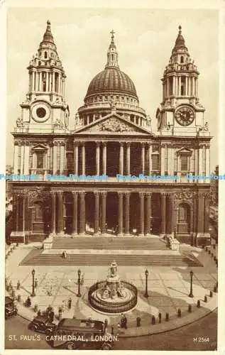 R620568 St Pauls Cathedral London H 2564 Phototype Valentines