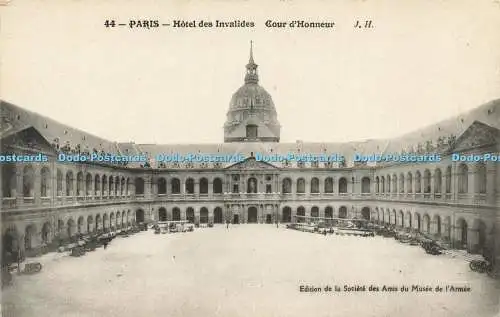 R616065 44 Paris Hotel des Invalides Cour dHonneur J H Edition de la Societe des